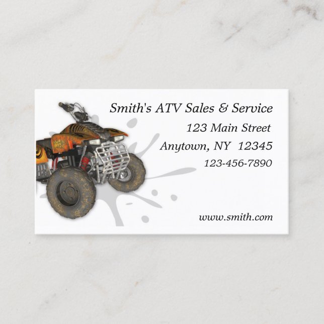 ATV Business Card (Front)
