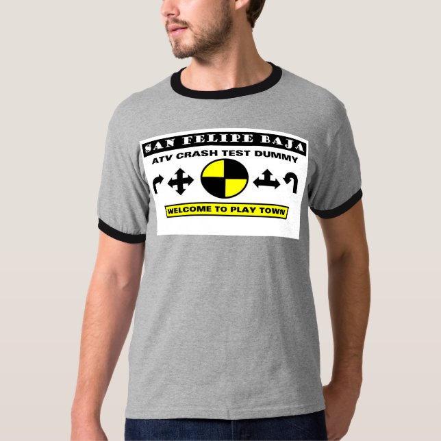 ATV CRASH TEST DUMMY (VINTAGE) T-Shirt (Front)