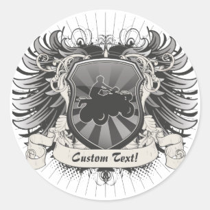 ATV Crest Classic Round Sticker