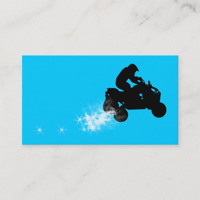 atv : dirt trail business card (Front)