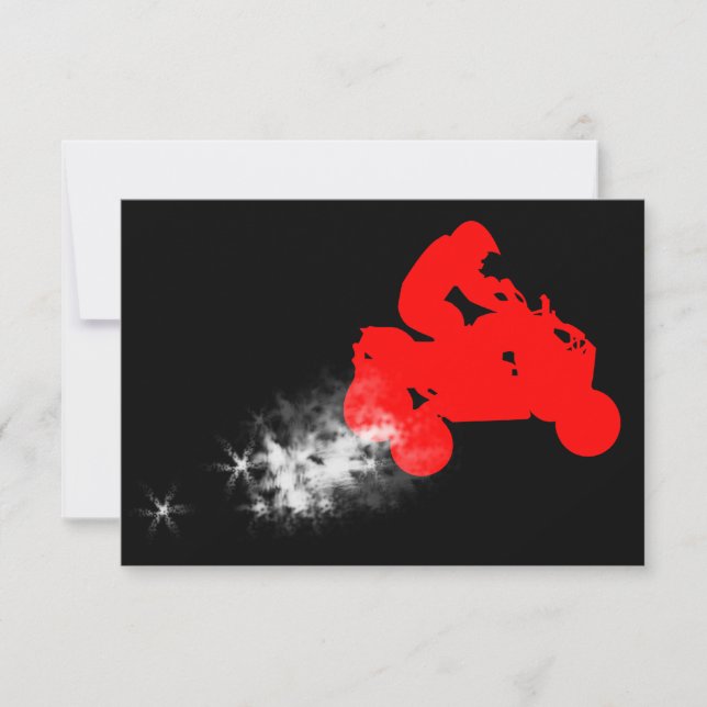 atv : dirt trail invitation (Front)