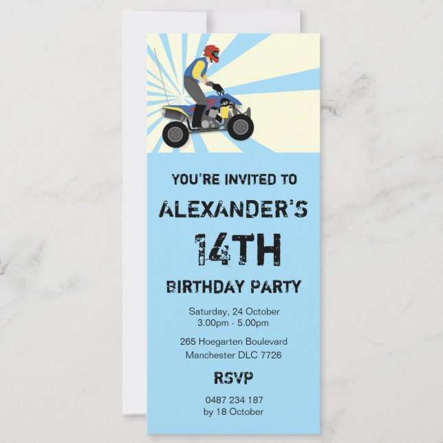 ATV INVITATION (Front)
