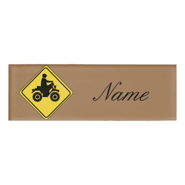 ATV Mudding Sign Thunder_Cove Name Tag (Front)