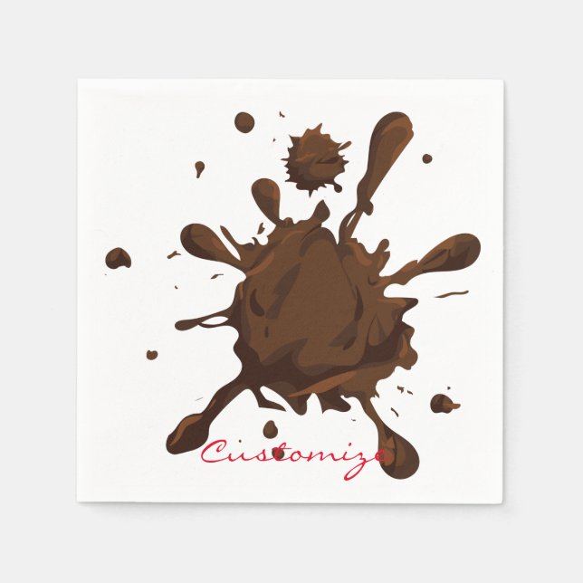 ATV Mudding SplatThunder_Cove Napkin (Front)