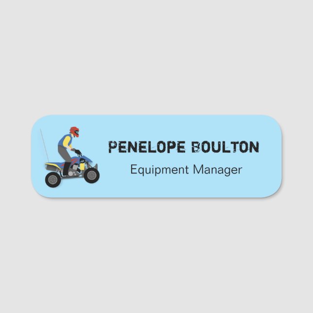 ATV NAME TAG (Front)