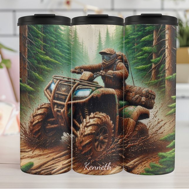 ATV Off-Road: Muddy Forest Adventure Thermal Tumbler (Creator Uploaded)