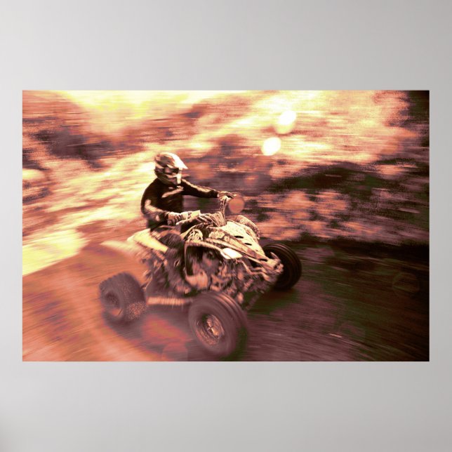 ATV offroad racing Poster (Front)