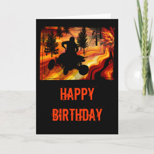 ATV on the Road from Hell Card