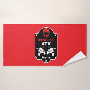 Atv quad adventures bath towel