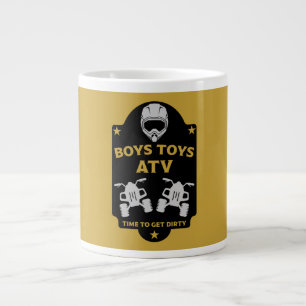 Atv quad adventures   large coffee mug