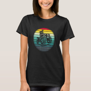 Atv Quad Bike 4 Wheeler Vintage Retro Atv Riding F T-Shirt