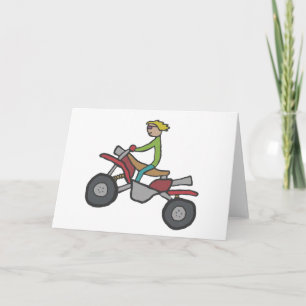 ATV Quad Biking Card