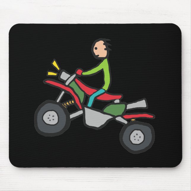 ATV Quad Biking Mouse Mat (Front)