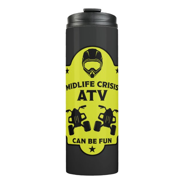 ATV Quad Outdoor Adventures Thermal Tumbler (Front)