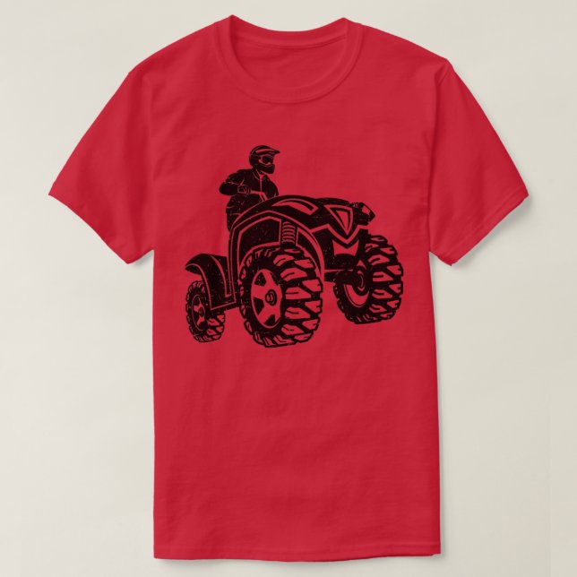 ATV Quad Riding T-Shirt (Design Front)