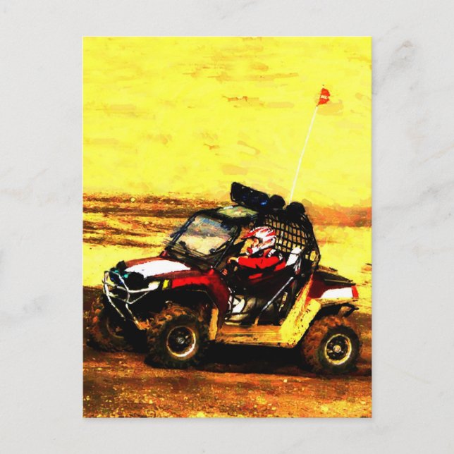 ATV Rider - All Terrain Extreme  Motorsports Postcard (Front)