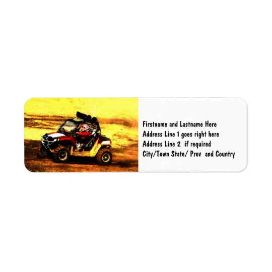 ATV Rider - All Terrain Extreme Motorsports Return Address Label