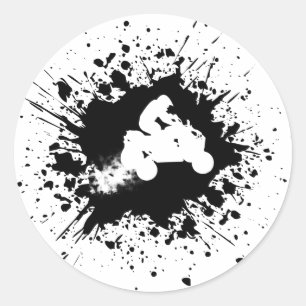 atv splatz classic round sticker