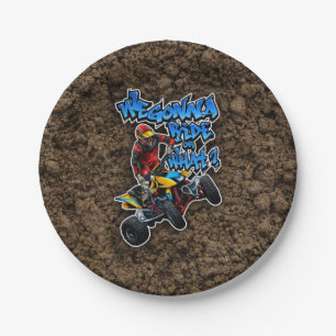 ATV - We Gonna Ride Or What? Paper Plate