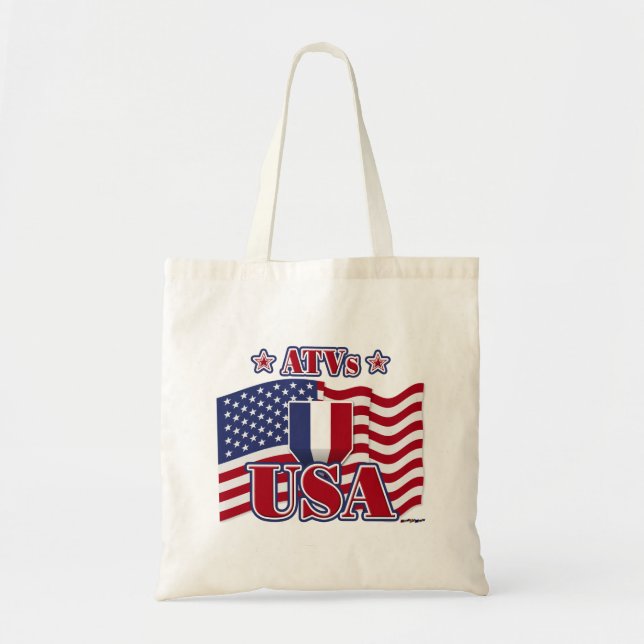 ATVs USA Tote Bag (Front)