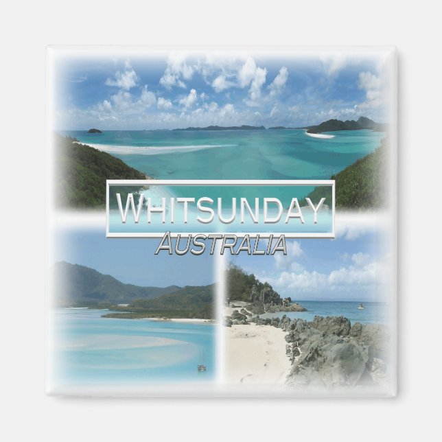 AU0111 Oceanica, Australia, Whitsunday, Fridge  Magnet (Front)