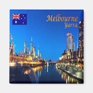 AU - Australia - Melbourne - Yarra Twilight Magnet
