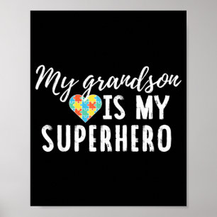 Au Awareness Shirt For Grandma Or Grandpa Poster