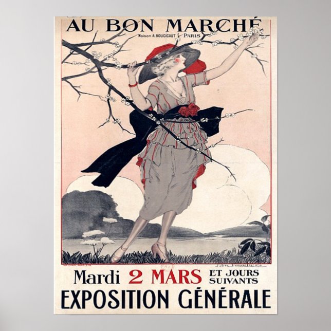 Au Bon Marche Poster (Front)