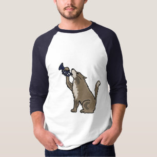 AU- Cute Wolf Playing the Trumpet Shirt