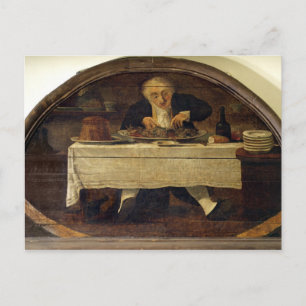 Au Gourmand', shop sign for Corcellet Postcard