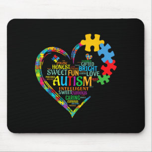 Au Heart Support Au Awareness Mouse Mat