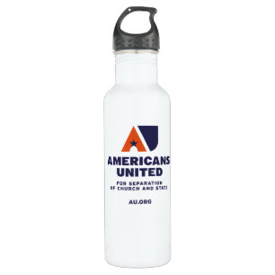 AU Logo Stainless Steel Water Bottle