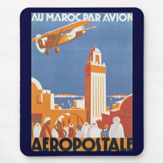 Au Maroc Par Avion Mouse Mat