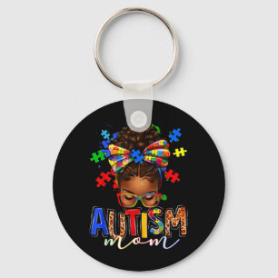 Au Mum Black Women Au Awareness Puzzle Key Ring