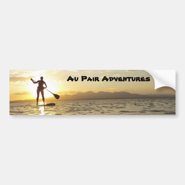 Au Pair Adventures Bumper Sticker, 2012 Sticker (Front)