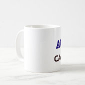 Au Pair Powered by caffeine Coffee Mug (Front Left)