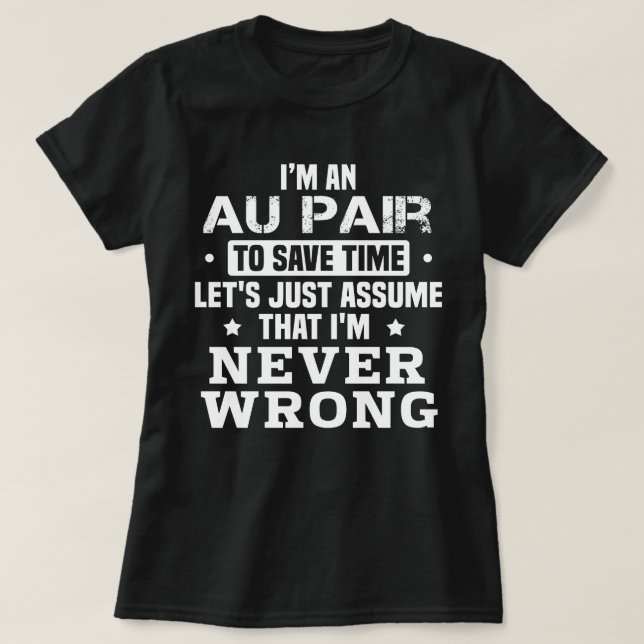 Au Pair T-Shirt (Design Front)