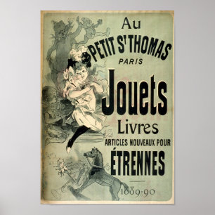Au Petit S Thomas Paris Jouets Livres Poster