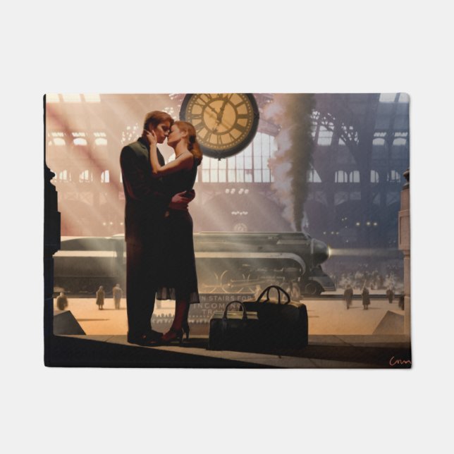 Au Revoir 2 Doormat (Front)