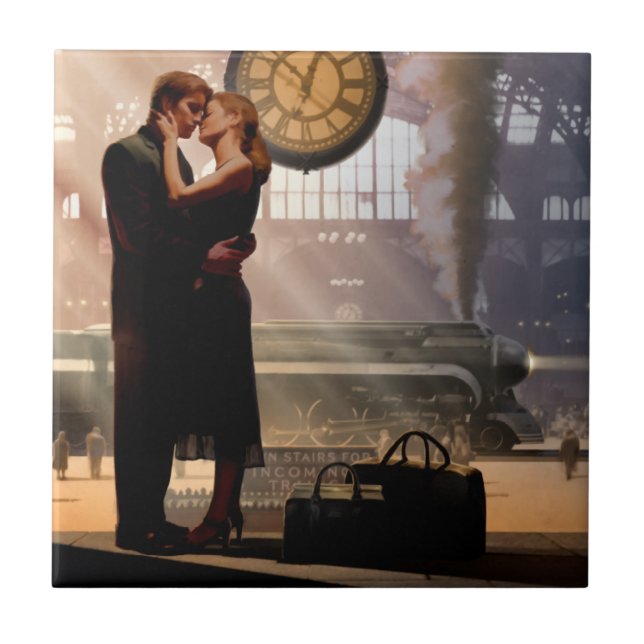 Au Revoir Tile (Front)