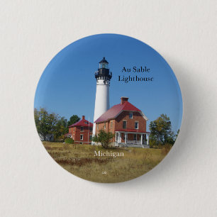 Au Sable Lighthouse button