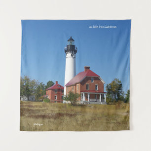 Au Sable Point Lighthouse Tapestry