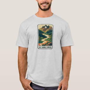 Au Sable River Michigan Colours T-Shirt