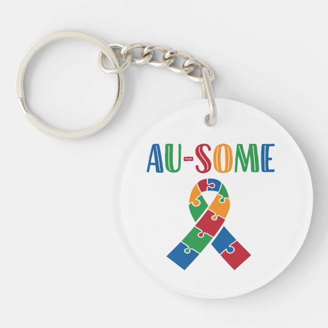 Au-Some Autism Awareness Key Ring (Front)