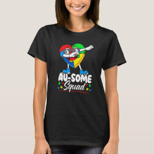 Au Some Squad Autism Warrior Asd Autistic Autism A T-Shirt