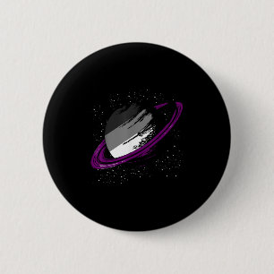 Aual Ace Pride Month Saturn Queer Lgbtq Aual _1 6 Cm Round Badge