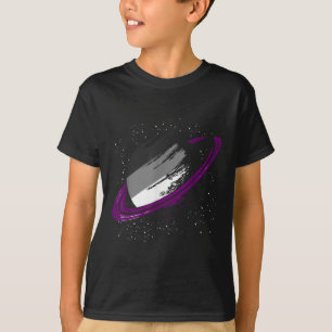 Aual Ace Pride Month Saturn Queer Lgbtq Aual _1 T-Shirt