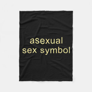 Aual Symbol Funny Pride Lgbtq Ace Fleece Blanket