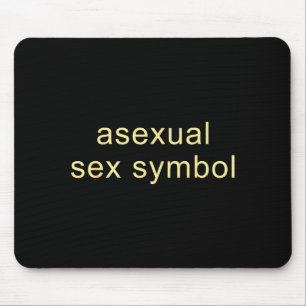 Aual Symbol Funny Pride Lgbtq Ace  Mouse Mat