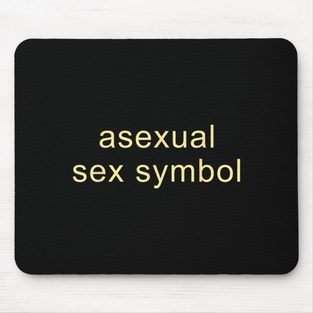 Aual Symbol Funny Pride Lgbtq Ace  Mouse Mat (Front)